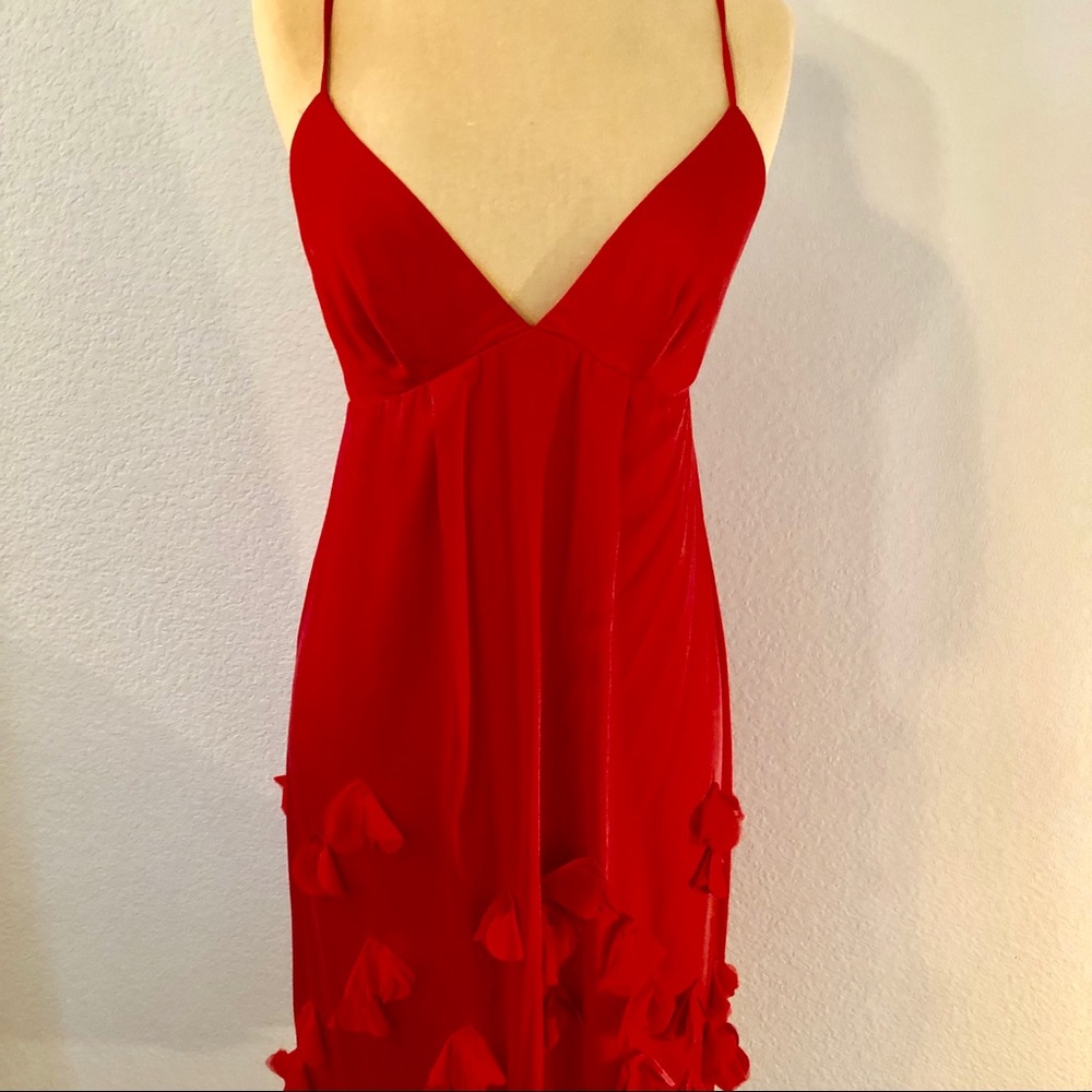 Rebecca Taylor red cocktail dress